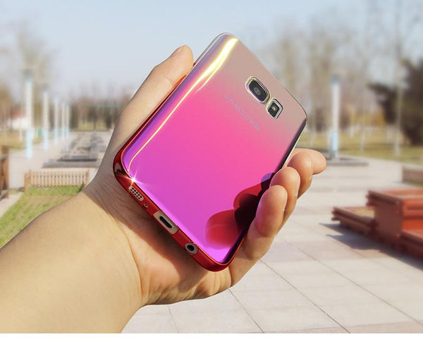 Colorful Case For Samsung Galaxy S Series Edge Case Gradient Color