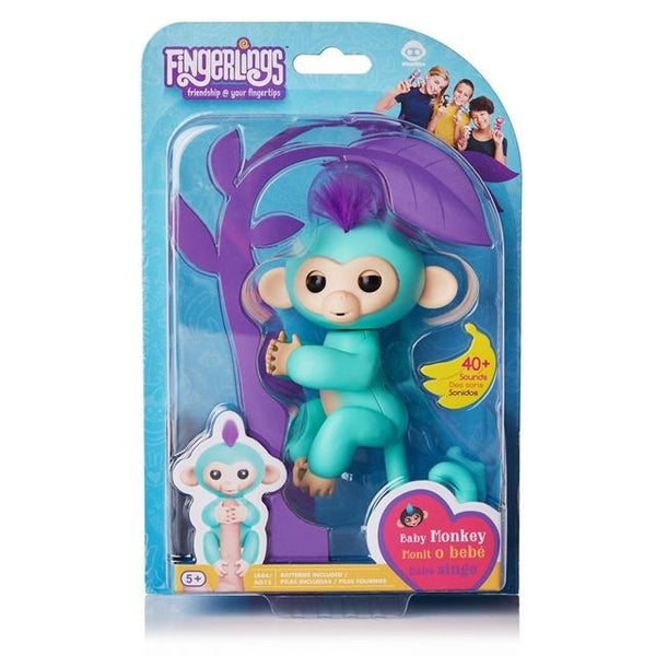 Interactive Cute Finger Money for Girls or Boys Colorful Finger Monkey