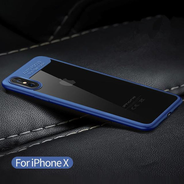 Transparent for Apple Back Cover for iPhone X