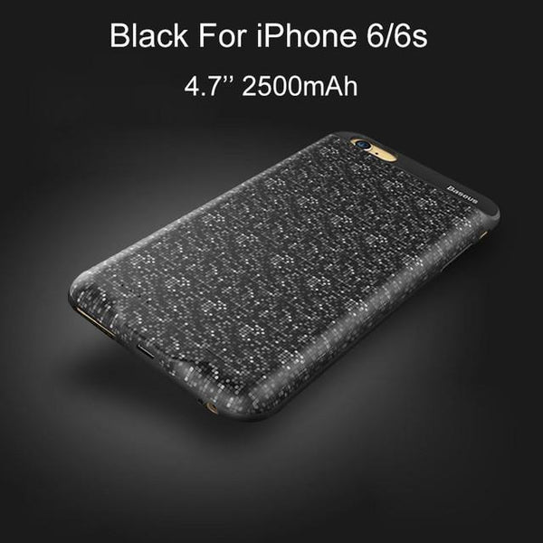 2500/3650mAh Power Bank Ultra Slim Case  For iPhone