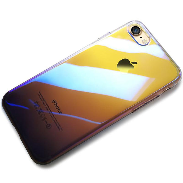 Aurora Gradient Color Transparent Case For iPhone 7/ 7 Plus