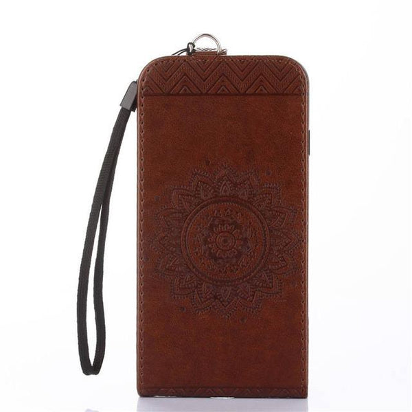 Vintage Flower Leather Phone Case For Motorola Moto G3