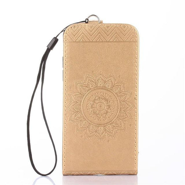 Vintage Flower Leather Phone Case For Motorola Moto G3