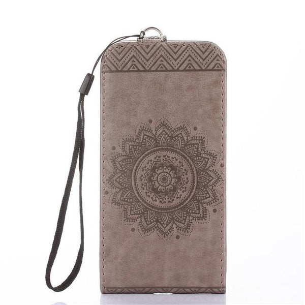 Vintage Flower Leather Phone Case For Motorola Moto G3