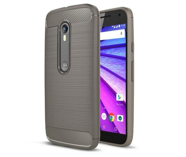Soft Carbon Fiber Luxury Case For Moto G3