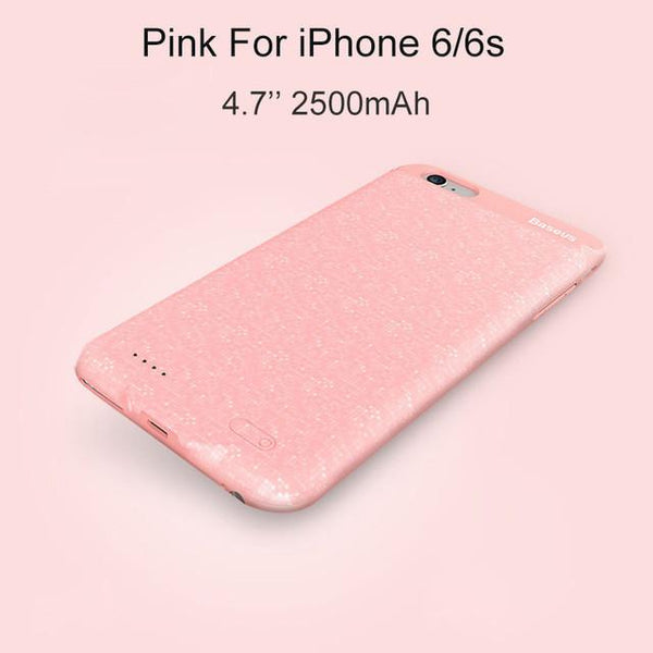 2500/3650mAh Power Bank Ultra Slim Case  For iPhone