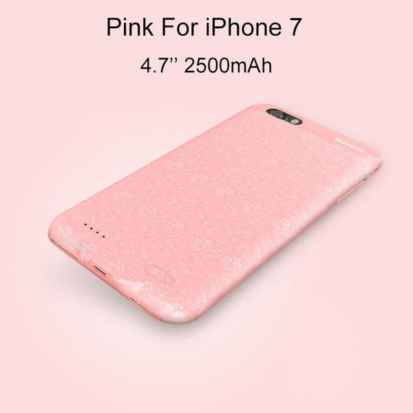 2500/3650mAh Power Bank Ultra Slim Case  For iPhone