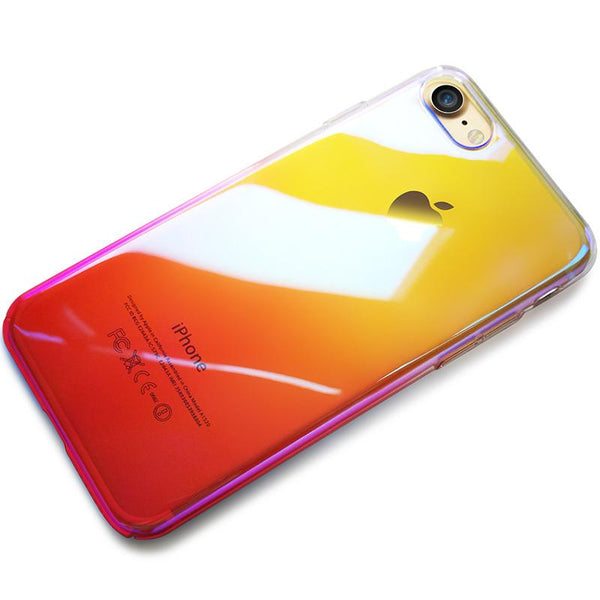 Aurora Gradient Color Transparent Case For iPhone 7/ 7 Plus