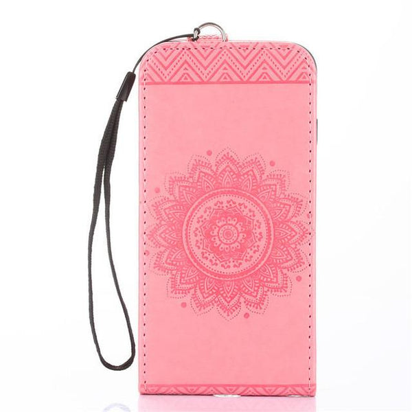 Vintage Flower Leather Phone Case For Motorola Moto G3