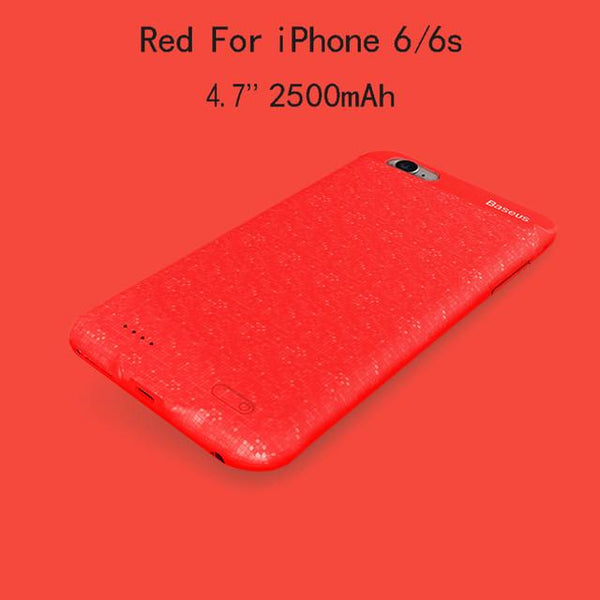 2500/3650mAh Power Bank Ultra Slim Case  For iPhone