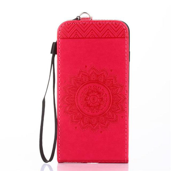 Vintage Flower Leather Phone Case For Motorola Moto G3