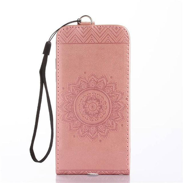 Vintage Flower Leather Phone Case For Motorola Moto G3