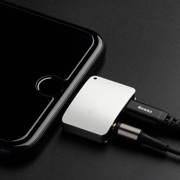 2-in-1 Lightning Charger Adapter + 3.5mm Earphone Jack Converter For iphone 7 / 7 plus