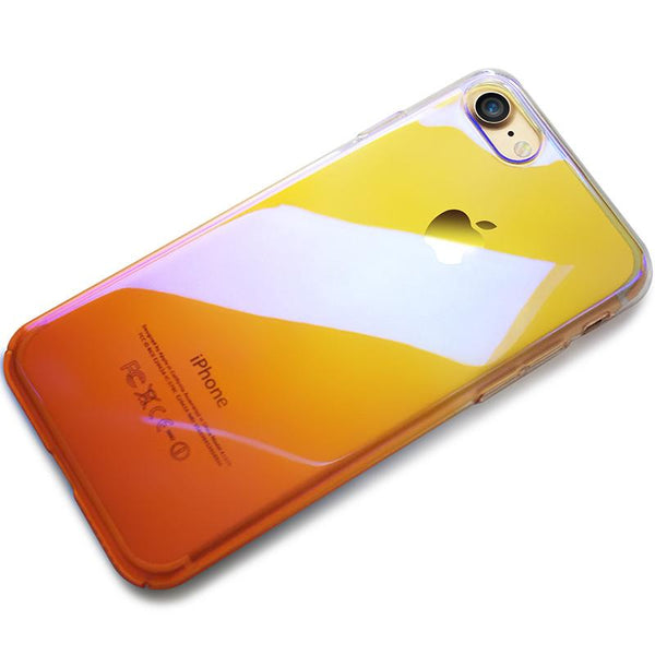 Aurora Gradient Color Transparent Case For iPhone 7/ 7 Plus