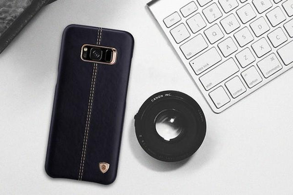 Luxury PU Leather Vintage back cover for galaxy s8 plus