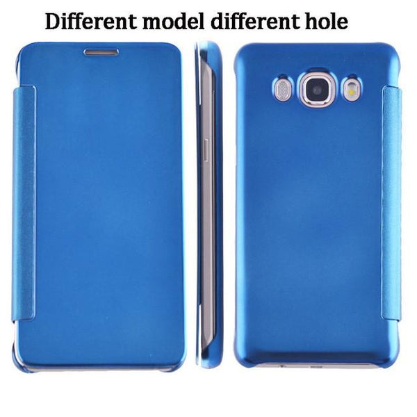 Luxury Plating Mirror Flip Leather Phone Cases Samsung