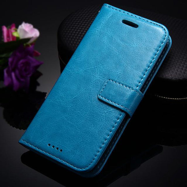 Luxury  Leather Wallet Case For HTC One M8