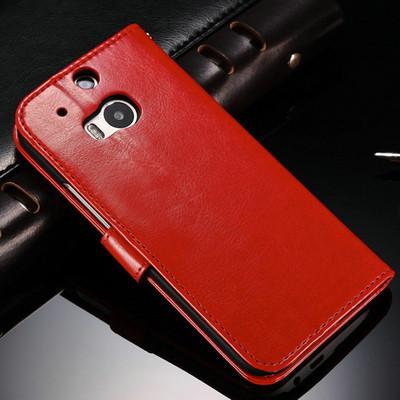 Luxury  Leather Wallet Case For HTC One M8